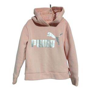Puma Hoodie, Girls, size 5. Pink